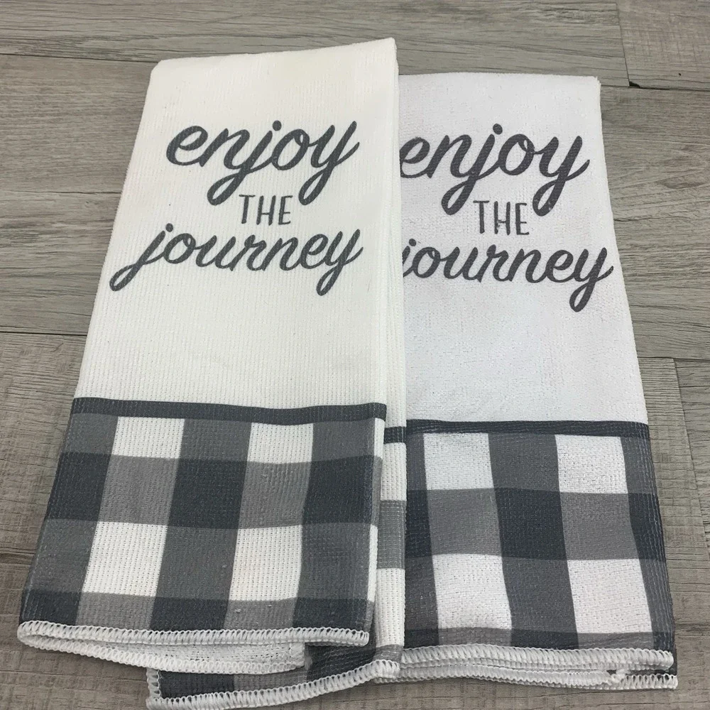 2 Pack Microfiber Kitchen Towels (15